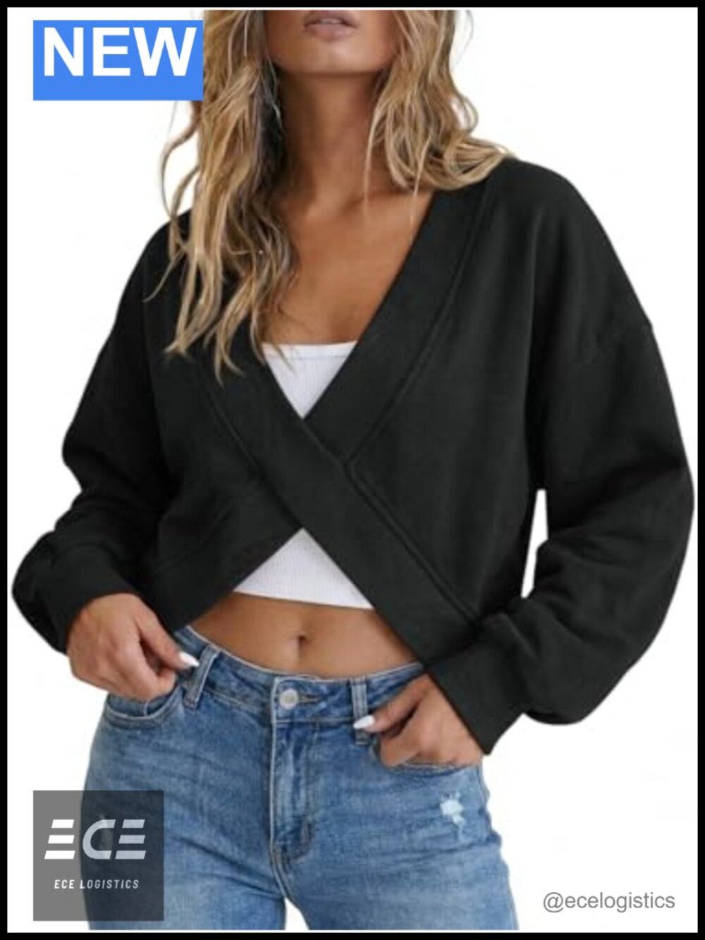 Reversible Open Back Off Shoulder Sweatshirt Long Sleeve Pullover Y2K Top